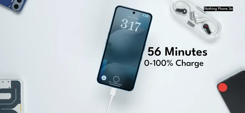 Nothing Phone 3a vs OnePlus Nord CE 4: Which Smartphone Should You Buy Under ₹25,000? 19 Nothing Phone 3a vs OnePlus Nord CE 4 Battery 2