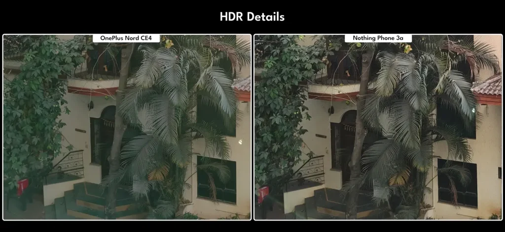 Nothing Phone 3a vs OnePlus Nord CE 4: Which Smartphone Should You Buy Under ₹25,000? 27 Nothing Phone 3a vs OnePlus Nord CE 4 Camera Test 6