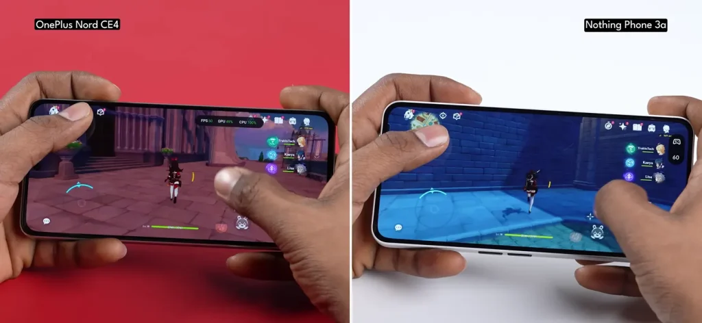 Nothing Phone 3a vs OnePlus Nord CE 4: Which Smartphone Should You Buy Under ₹25,000? 16 Nothing Phone 3a vs OnePlus Nord CE 4 Performance 6