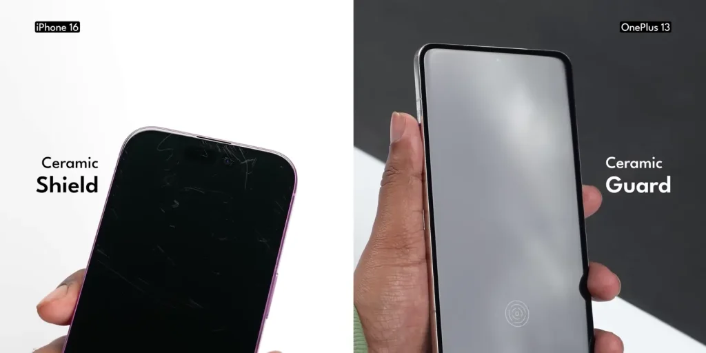OnePlus 13 vs iPhone 16: Which Smartphone Should You Buy Under ₹70,000? 2 OnePlus 13 vs iPhone 16 Design 2