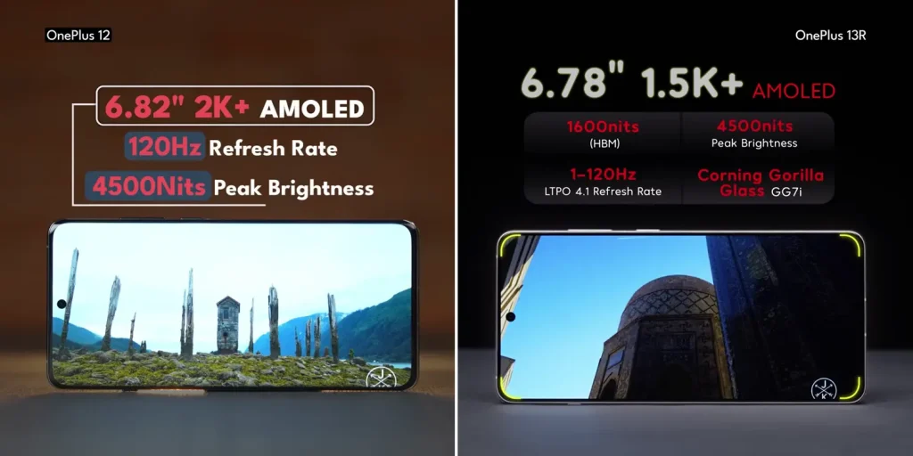 OnePlus 13R vs OnePlus 12 Detailed Review Display 1