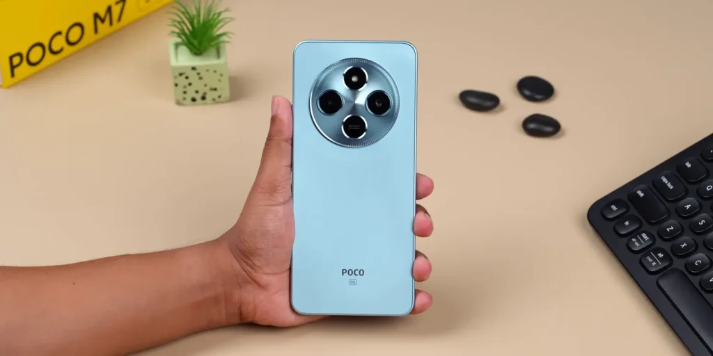 POCO M7 Review: Is This Budget Smartphone Worth Rs 10,000? 1 POCO M7 Review Design and Build