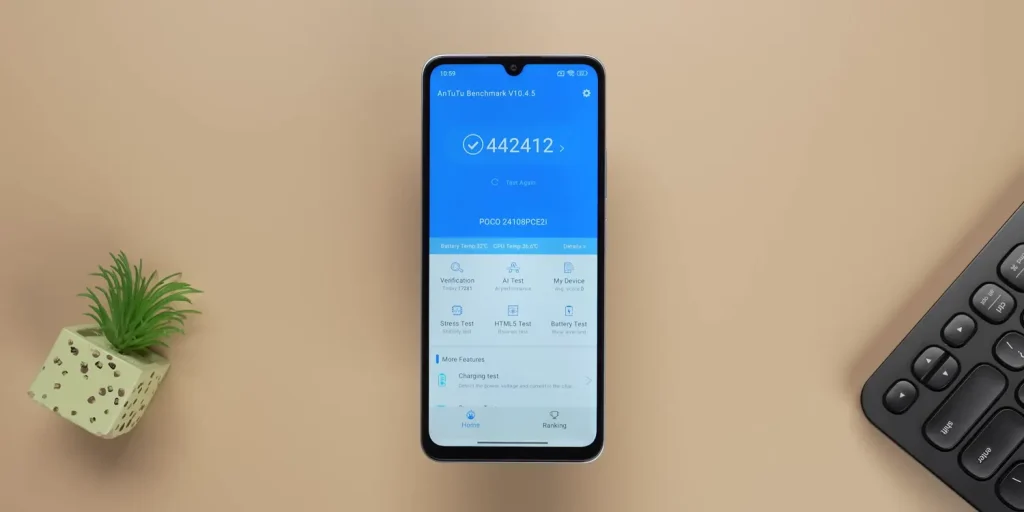 POCO M7 Review: Is This Budget Smartphone Worth Rs 10,000? 10 POCO M7 Review Performance Antutu