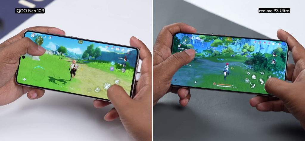 Realme P3 Ultra vs iQOO Neo 10R Performance 3