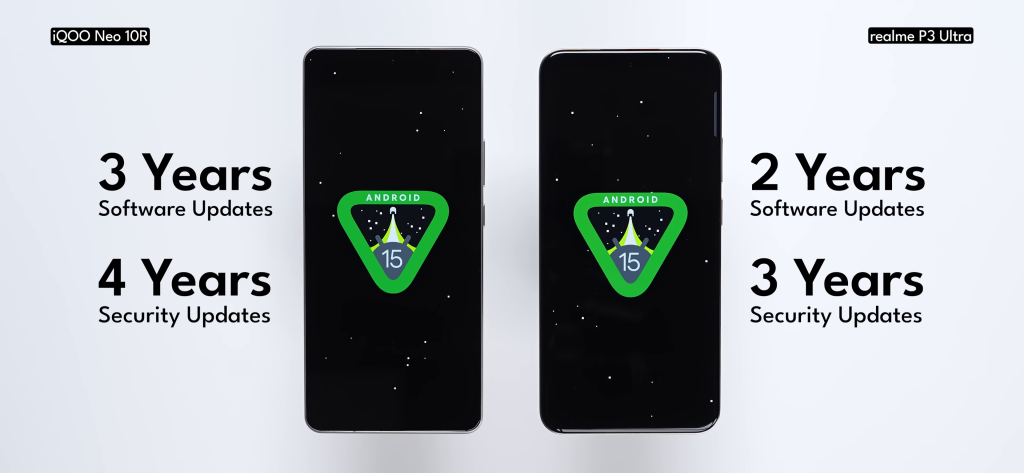 Realme P3 Ultra vs iQOO Neo 10R Software 2