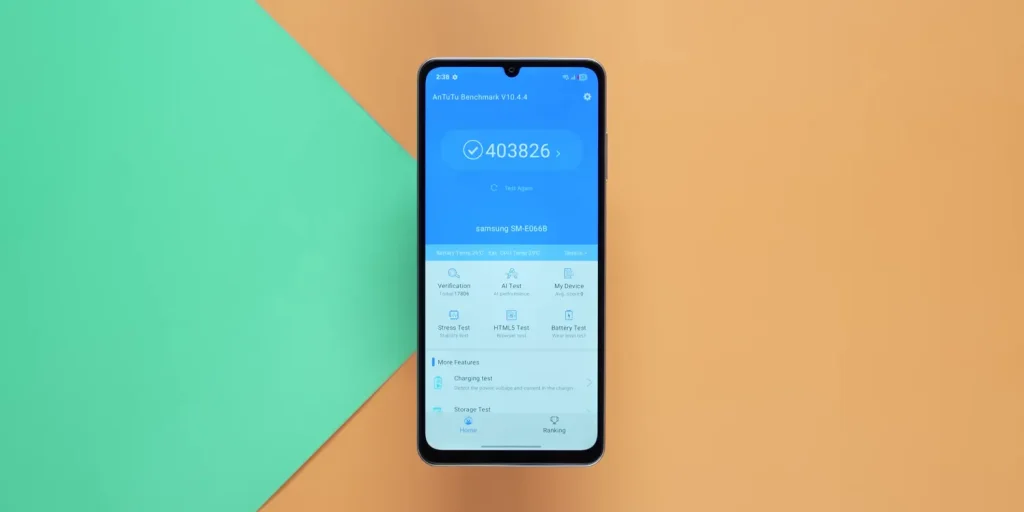Samsung Galaxy F06 5G Review: Is It Worth It? 13 Samsung Galaxy F06 5G Review Performance Antutu