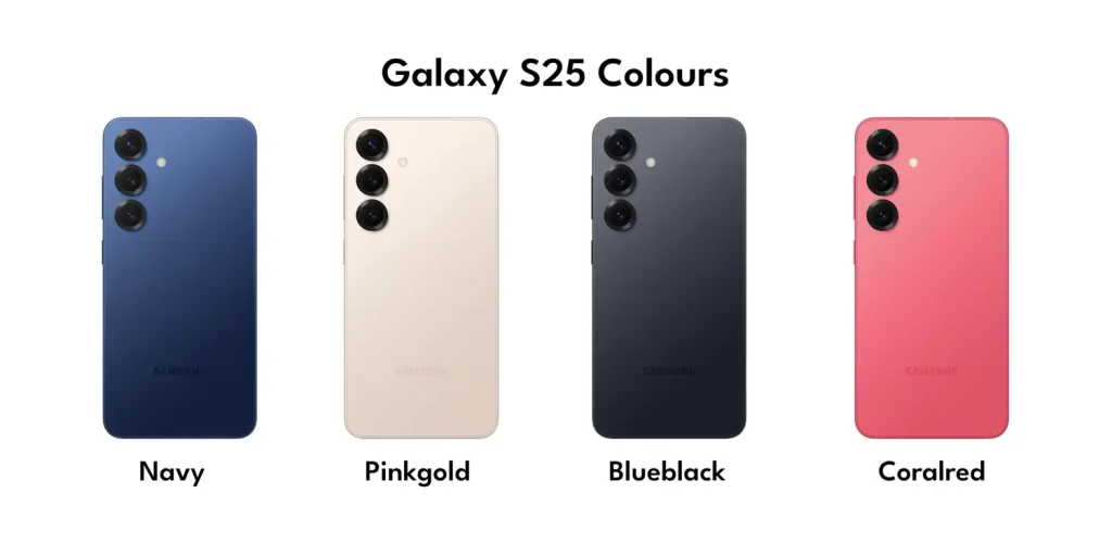Samsung Galaxy S25 vs iPhone 16: Which Flagship Should You Buy in 2025? 4 Samsung Galaxy S25 vs iPhone 16 colour options 2