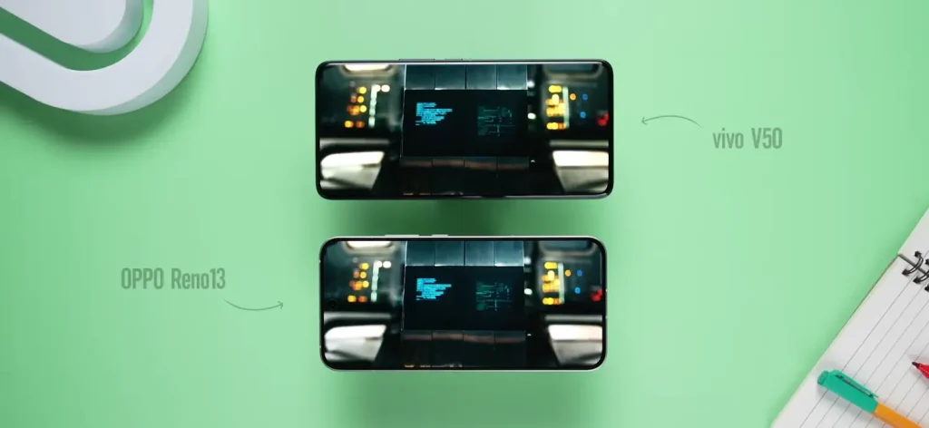 Vivo V50 vs Oppo Reno 13 5G: Which Smartphone Should You Buy in 2025? 4 Vivo V50 vs Oppo Reno 13 5G display 2