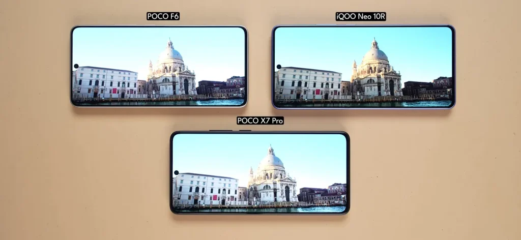 iQOO Neo 10R vs Poco F6 vs Poco X7 Pro: Which is the Best Phone Under Rs 30,000? 15 iQOO Neo 10R vs Poco F6 vs Poco X7 Pro Display 3