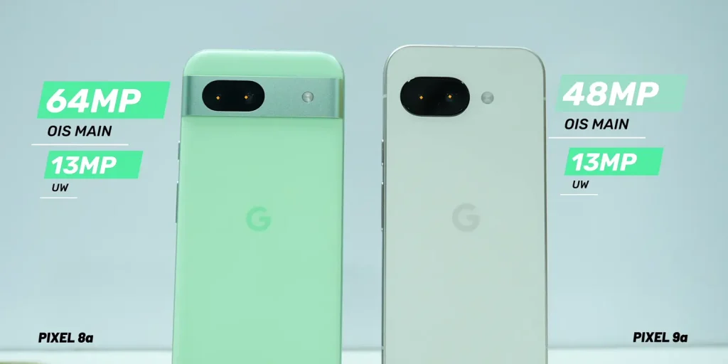 Google Pixel 8a vs Pixel 9a Camera 1