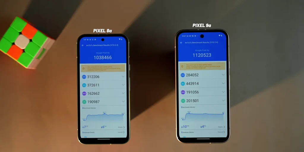 Google Pixel 8a vs Pixel 9a Performance 2